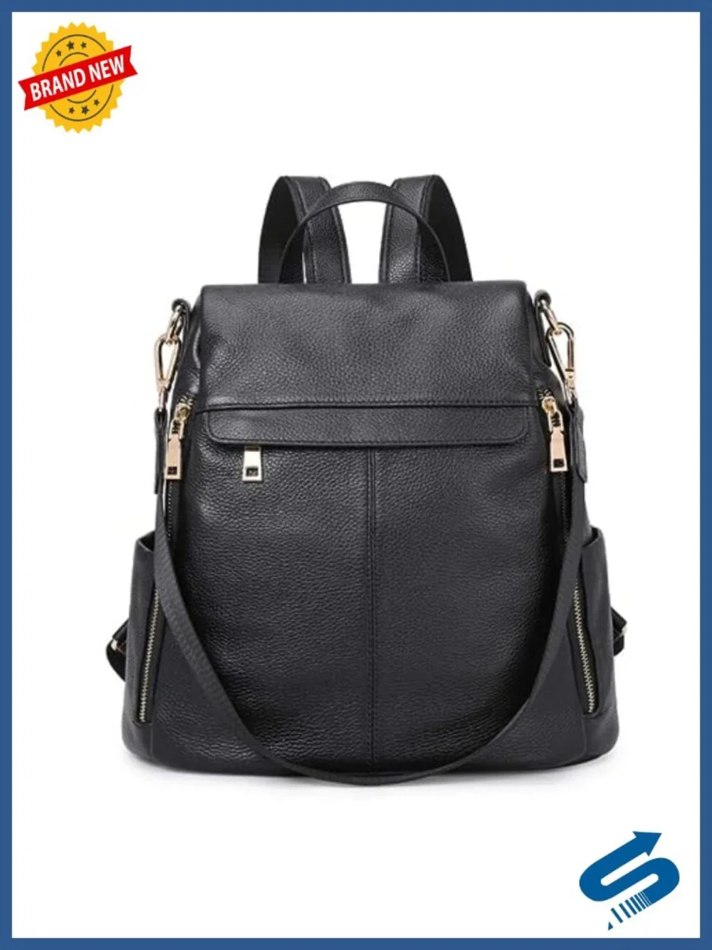Kattee Women Leather Anti-Theft Backpack Purse Shoulder Bag